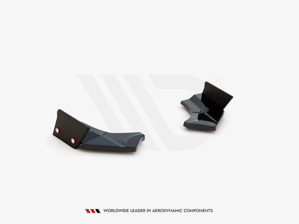 Maxton Design Rear Side Splitters V.4 + Flaps Ford Fiesta ST Mk8