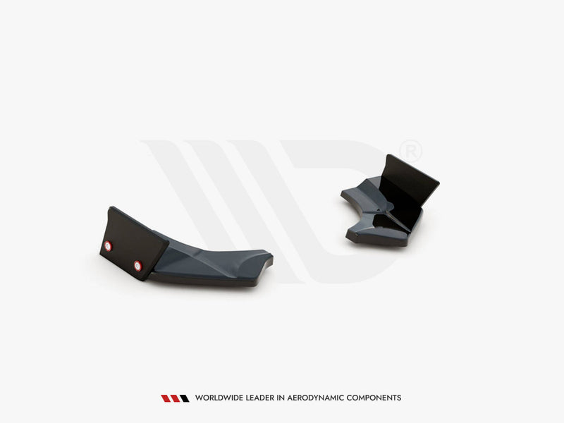 Maxton Design Rear Side Splitters V.4 + Flaps Ford Fiesta ST Mk8