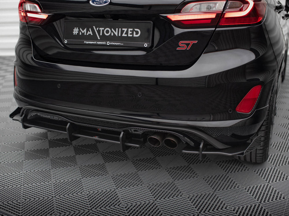 Maxton Design Street PRO Rear Diffuser + Flaps Ford Fiesta Mk8 ST