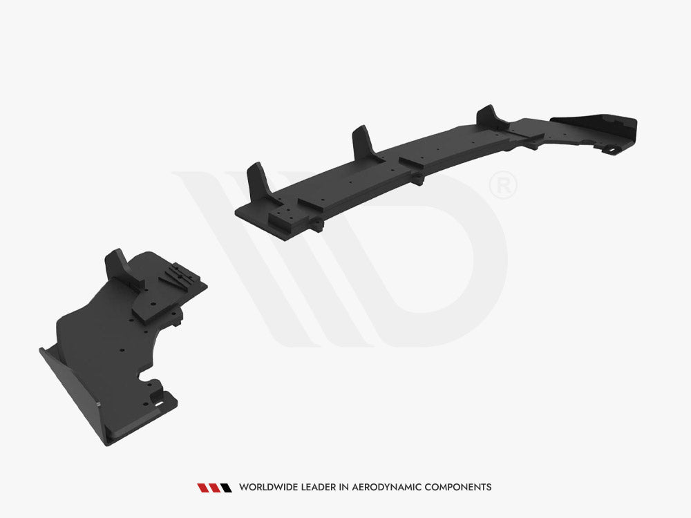 Maxton Design Street PRO Rear Diffuser + Flaps Ford Fiesta Mk8 ST