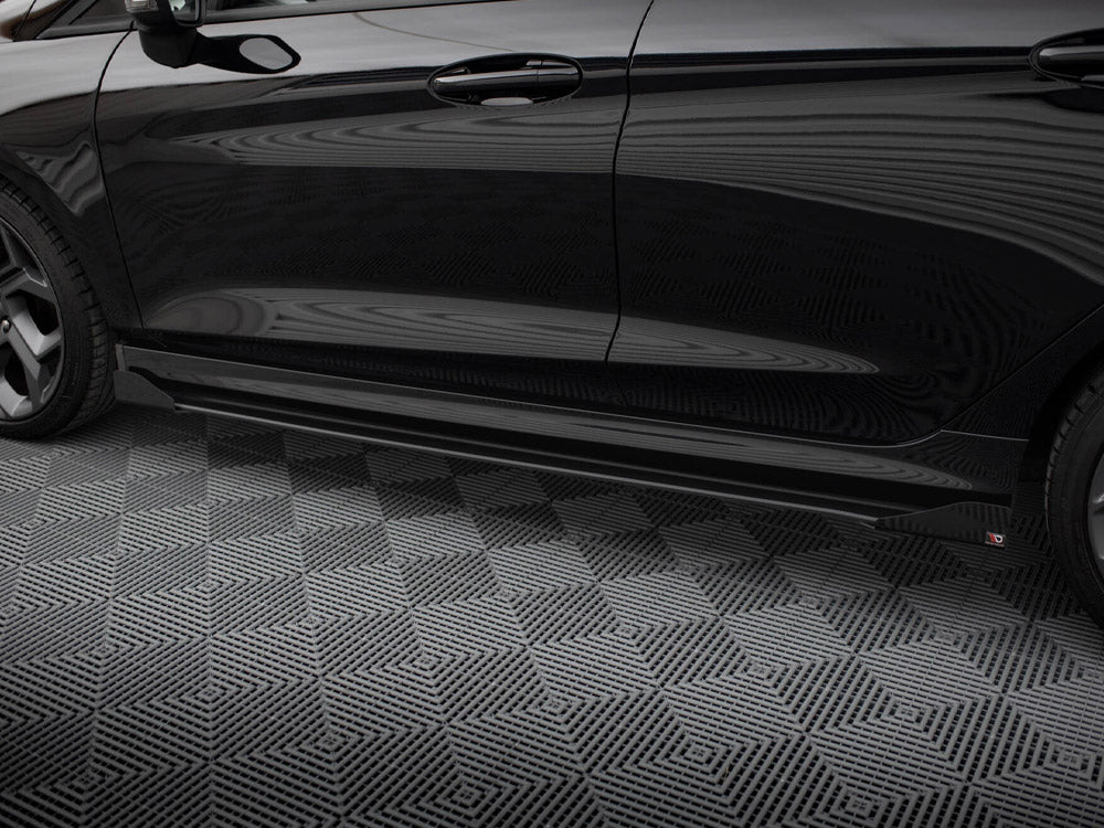 Maxton Design Street PRO Side Skirts Diffusers + Flaps Ford Fiesta ST / ST-Line Mk8