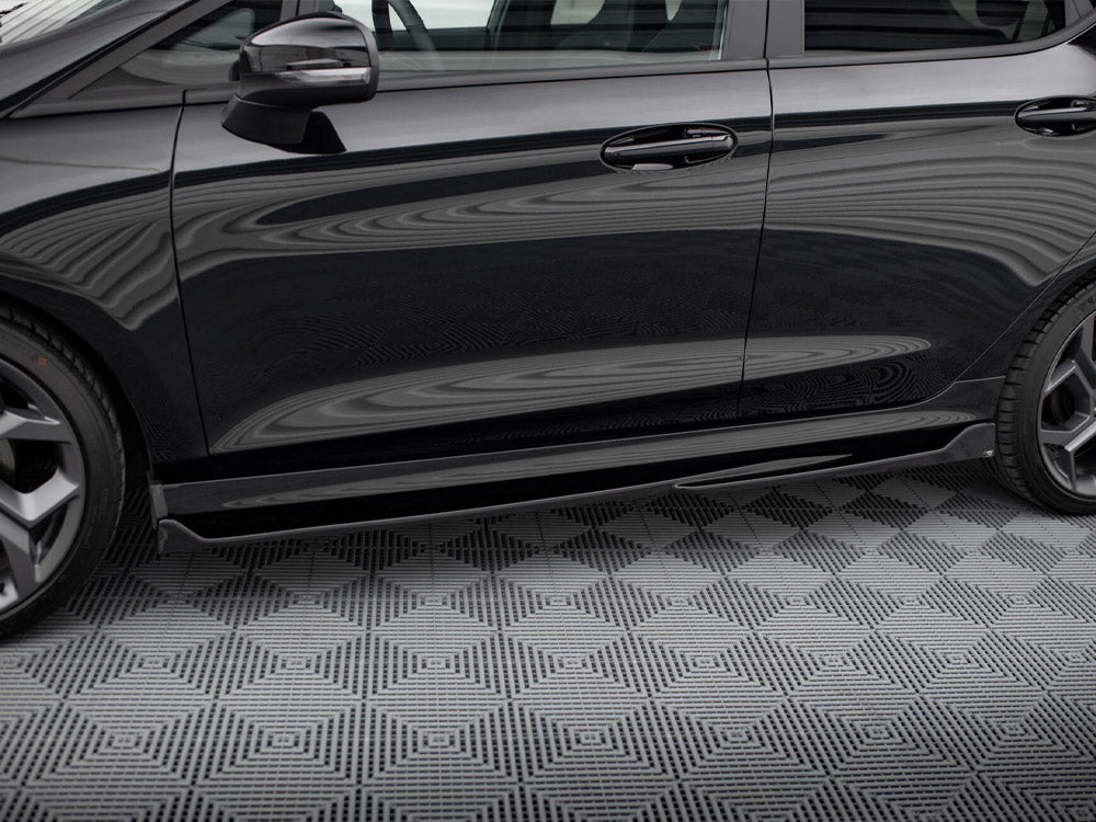 Maxton Design Side Skirts Diffusers V.4 Ford Fiesta Mk8 ST / ST-Line