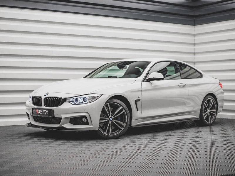 Maxton Design Front Splitter V.2 BMW 4 Coupe / Gran Coupe / Cabrio M-Pack F32 / F36 / F33