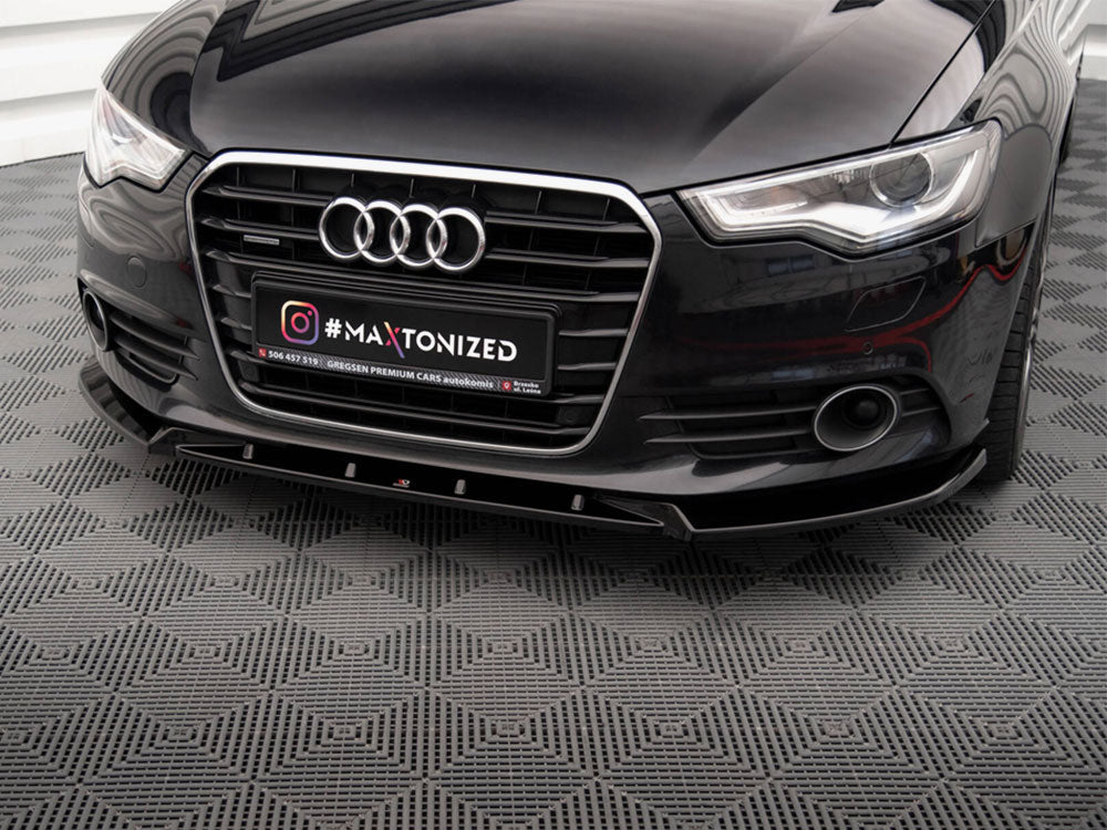 Maxton Design Front Splitter V.2 Audi A6 C7