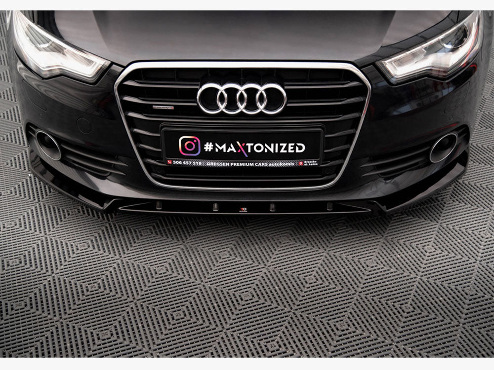 Maxton Design Front Splitter V.2 Audi A6 C7