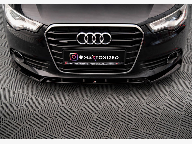 Maxton Design Front Splitter V.2 Audi A6 C7