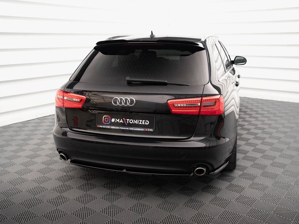 Maxton Design Central Rear Splitter Audi A6 Avant C7