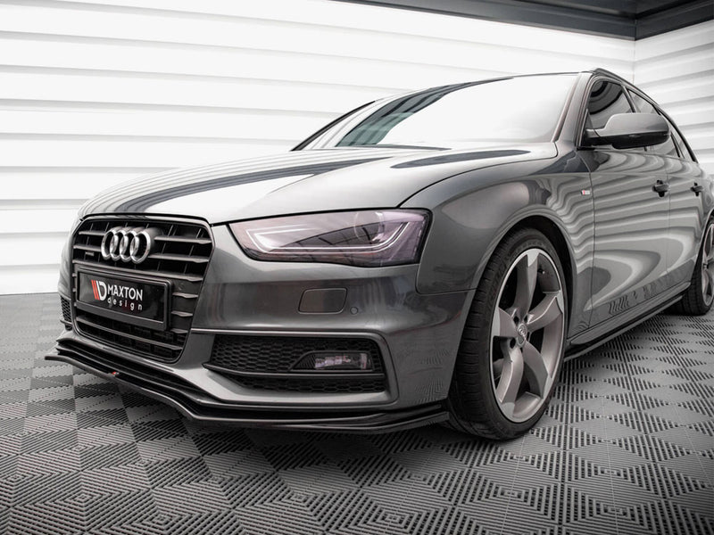 Maxton Design Front Splitter V.4 Audi A4 S-Line / S4 B8 Facelift