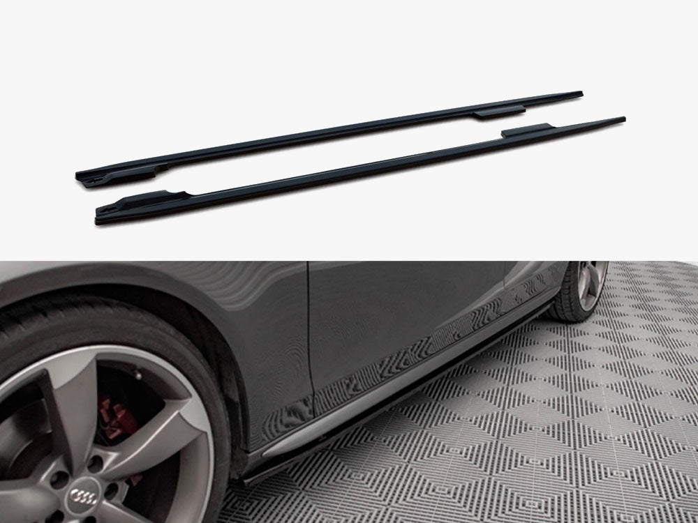 Maxton Design Side Skirts Diffusers V.2 Audi A4 / A4 S-Line / S4 B8