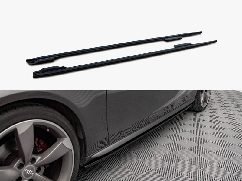 Maxton Design Side Skirts Diffusers V.2 Audi A4 / A4 S-Line / S4 B8