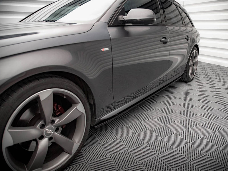 Maxton Design Side Skirts Diffusers V.2 Audi A4 / A4 S-Line / S4 B8
