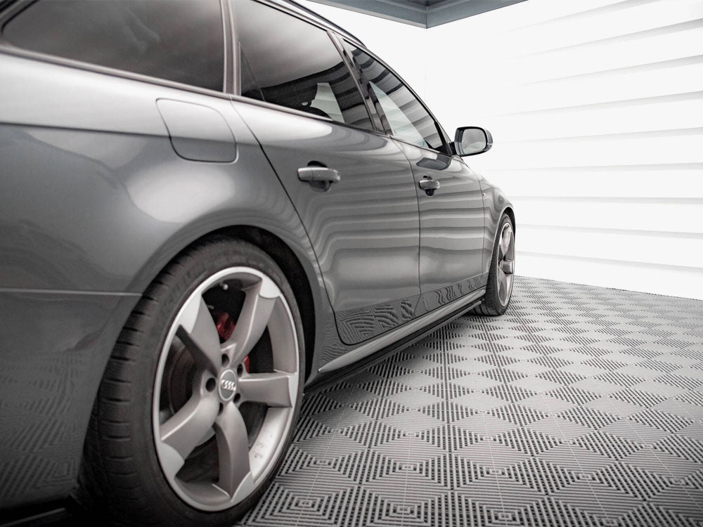 Maxton Design Side Skirts Diffusers V.2 Audi A4 / A4 S-Line / S4 B8