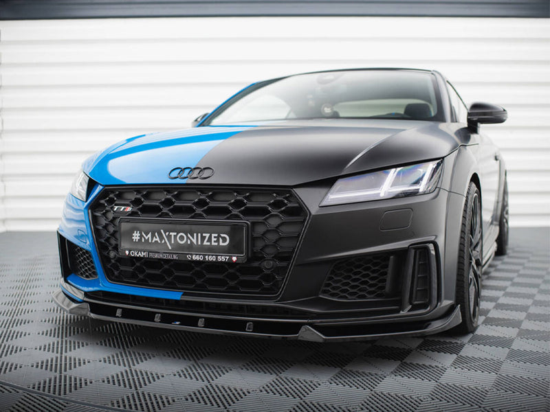 Maxton Design Front Splitter V.1 Audi TT S / TT S-Line 8S Facelift