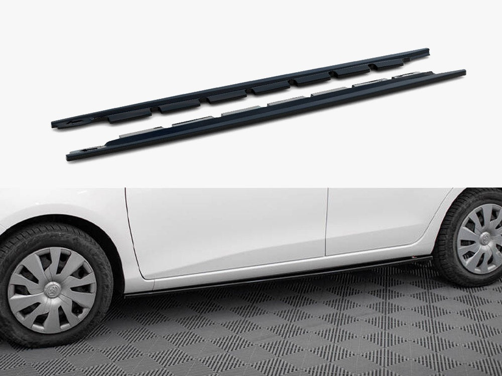 Maxton Design Side Skirts Diffusers Toyota Yaris Mk3 Facelift