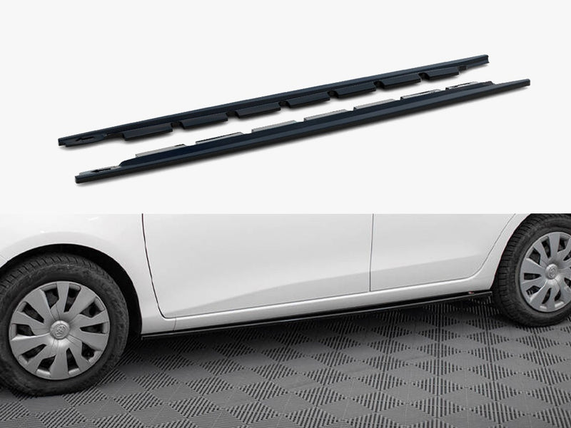 Maxton Design Side Skirts Diffusers Toyota Yaris Mk3 Facelift