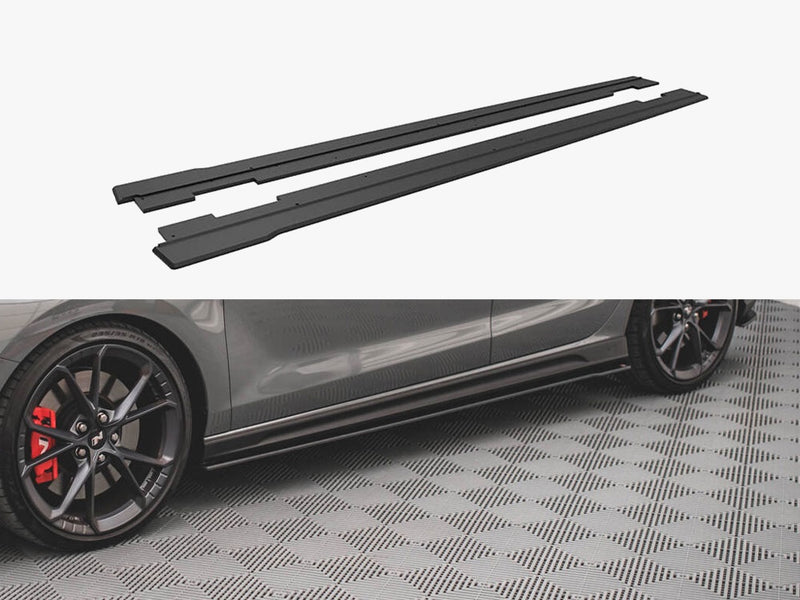 Maxton Design Street PRO Side Skirt Diffusers V.2 Hyundai I30 N / N-Line Hatchback / Fastback Mk3 / Mk3 Facelift
