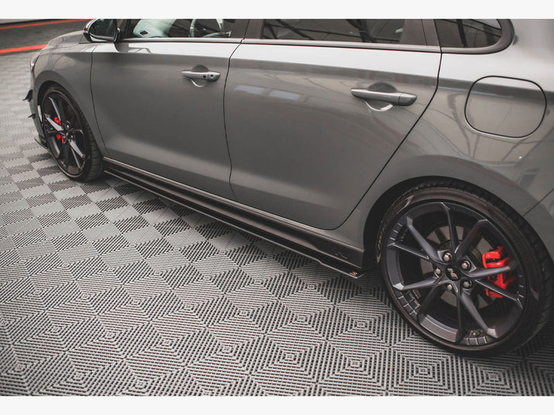 Maxton Design Street PRO Side Skirt Diffusers V.2 Hyundai I30 N / N-Line Hatchback / Fastback Mk3 / Mk3 Facelift