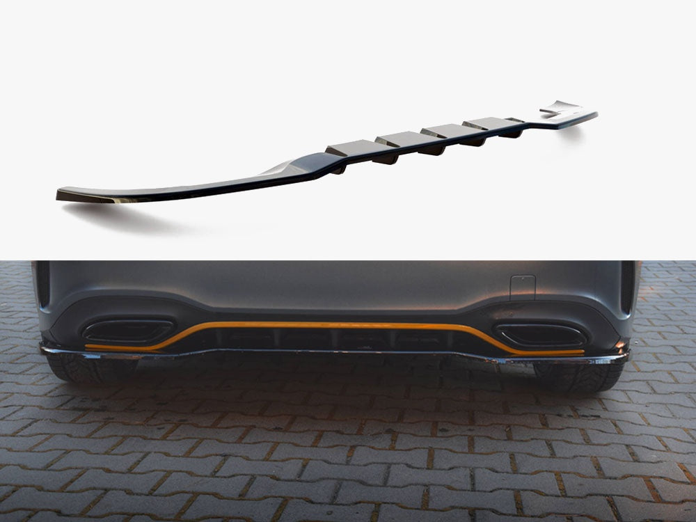 Maxton Design Rear Splitter (Vertical Bars) Mercedes-Benz A Hatchback AMG Line W177