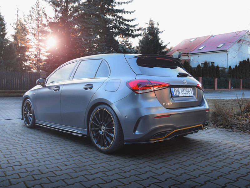 Maxton Design Rear Splitter (Vertical Bars) Mercedes-Benz A Hatchback AMG Line W177