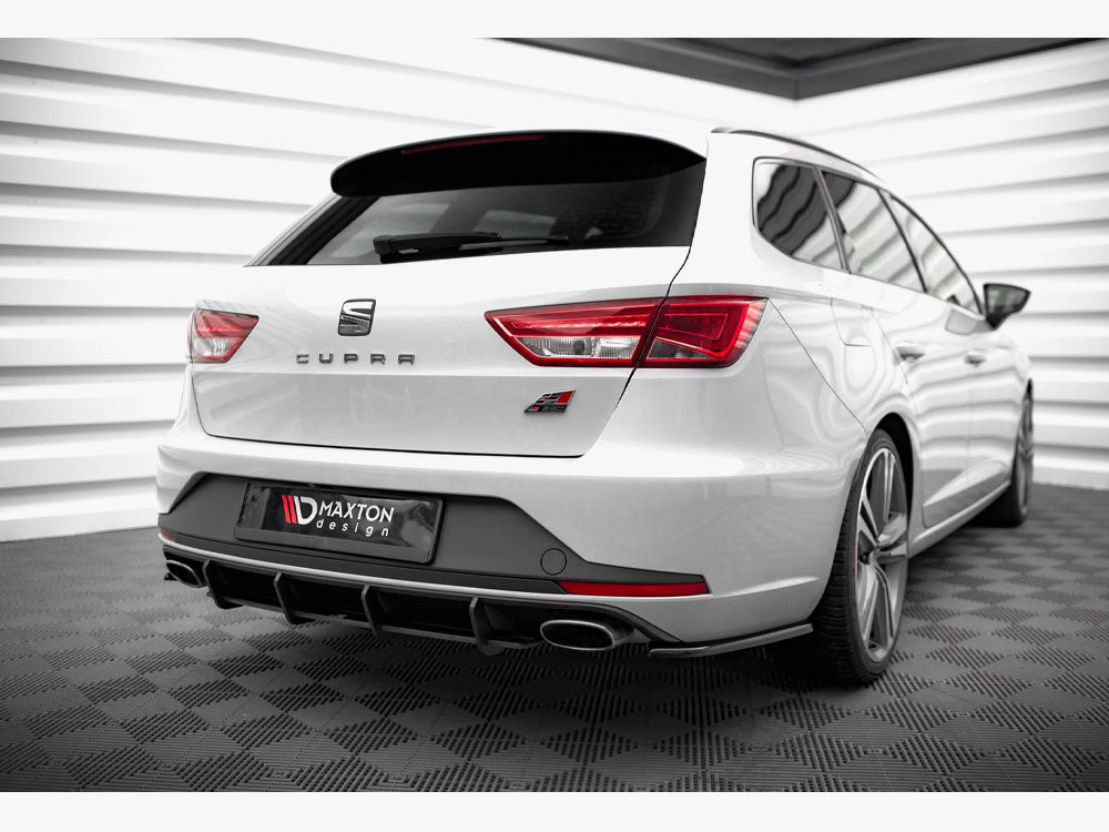 Maxton Design Street PRO Rear Diffuser Seat Leon Cupra Sportstourer Mk3