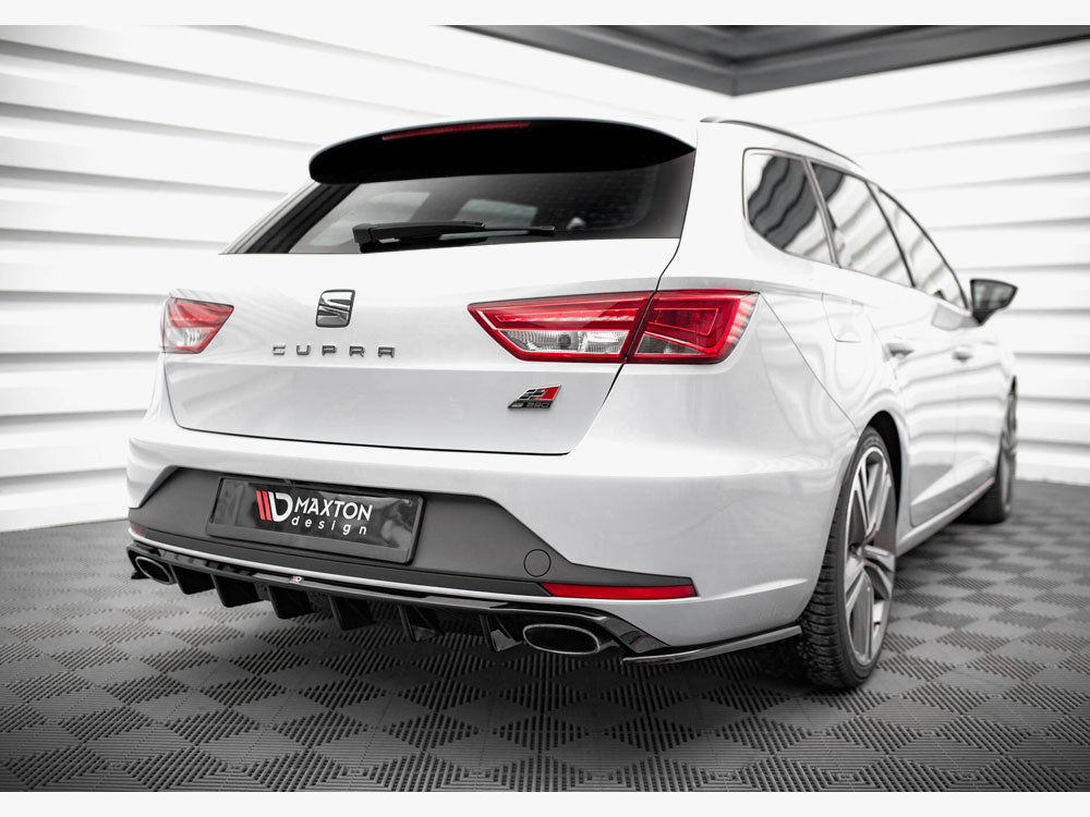Maxton Design Rear Side Splitters V.2 Seat Leon Cupra Sportstourer Mk3