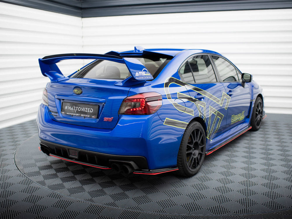 Maxton Design Central Rear Splitter V.2 Subaru WRX STI