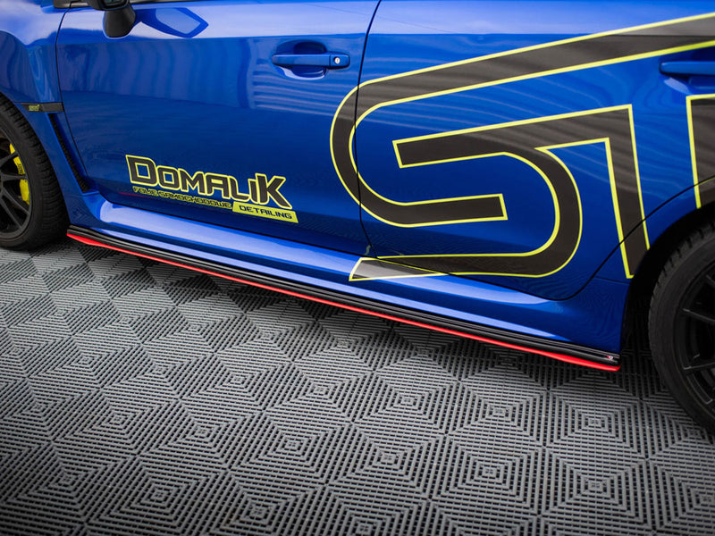 Maxton Design Side Skirts Diffusers V.2 Subaru WRX STI