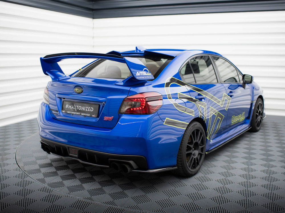 Maxton Design Central Rear Splitter V.2 Subaru WRX STI Mk1