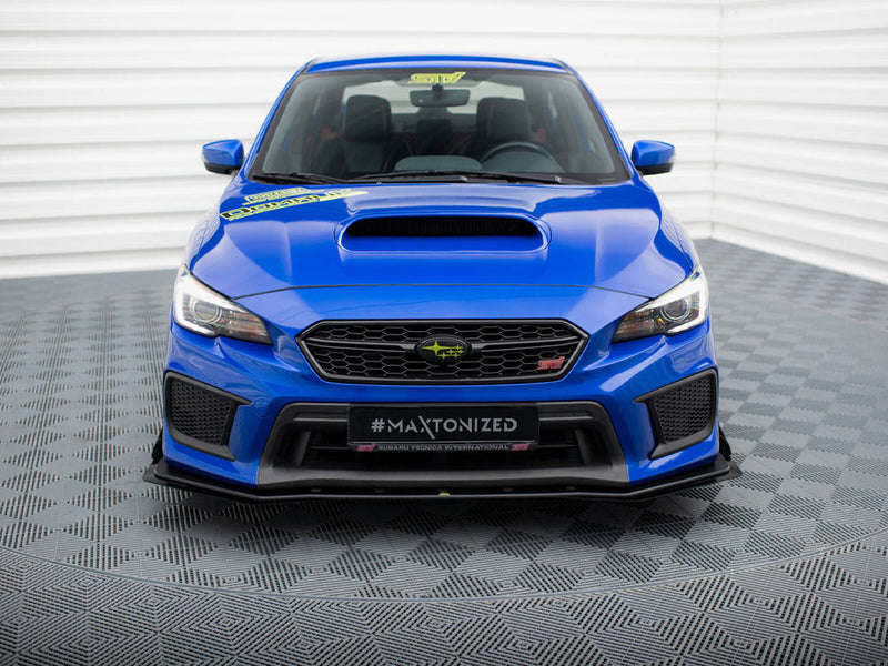 Maxton Design Street PRO Front Splitter + Flaps Subaru WRX STI Mk1 Facelift