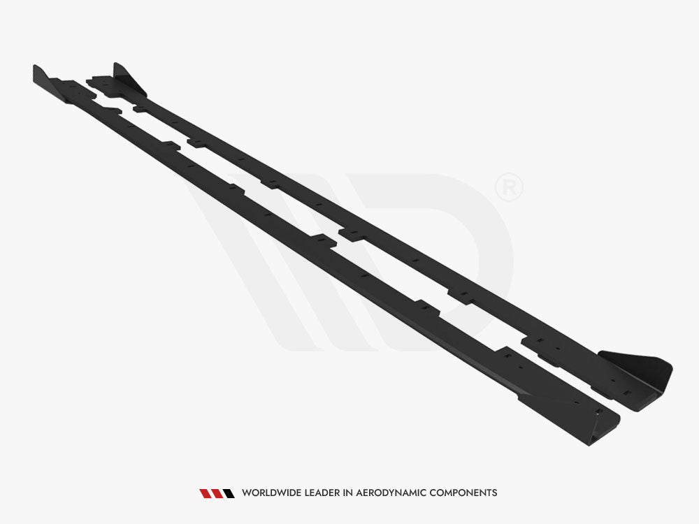 Maxton Design Street PRO Side Skirts Diffusers + Flaps Subaru WRX STI Mk1