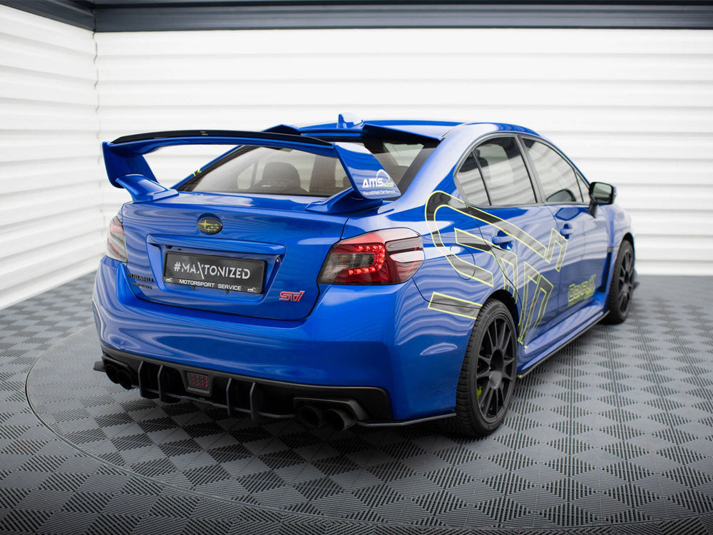 Maxton Design Street Pro Rear Side Splitters Subaru WRX STI Mk1