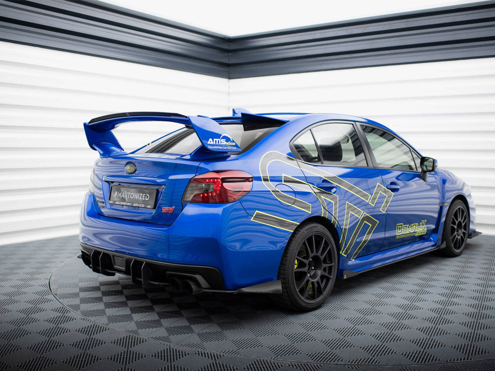 Maxton Design Street Pro Rear Side Splitters + Flaps Subaru WRX STI Mk1