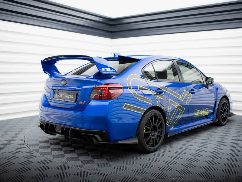 Maxton Design Street Pro Rear Side Splitters + Flaps Subaru WRX STI Mk1