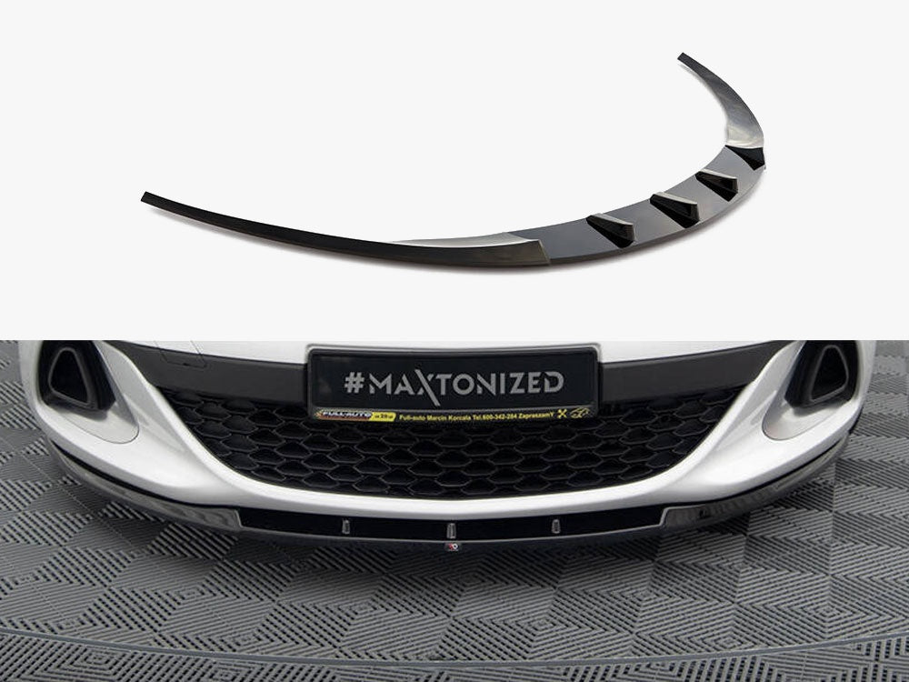 Maxton Design Front Splitter Opel Astra J OPC / VXR Nurburg - Carbon Look