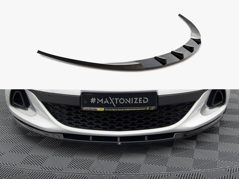 Maxton Design Front Splitter Opel Astra J OPC / VXR Nurburg - Carbon Look