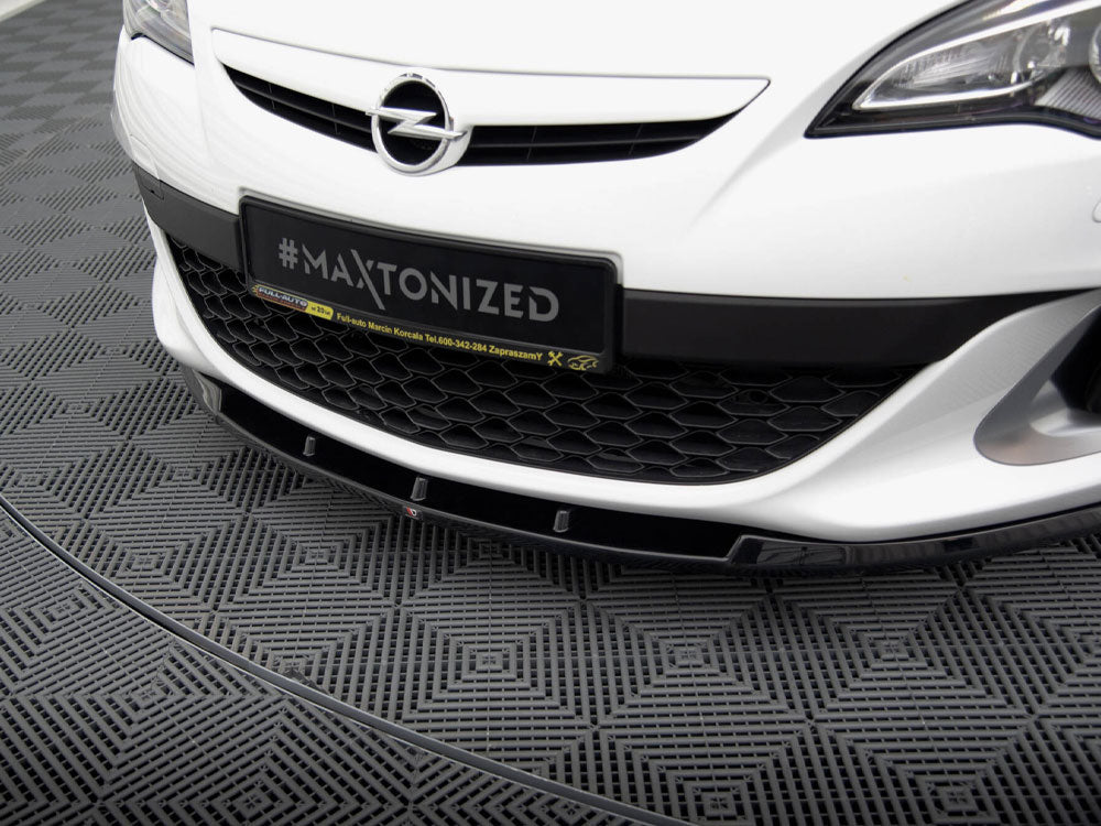 Maxton Design Front Splitter Opel Astra J OPC / VXR Nurburg - Carbon Look