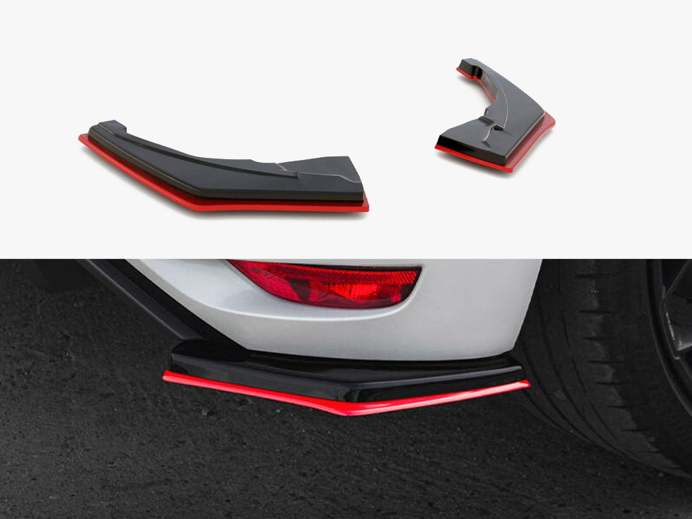 Maxton Design Rear Side Splitters V.2 Renault Megane RS Mk4