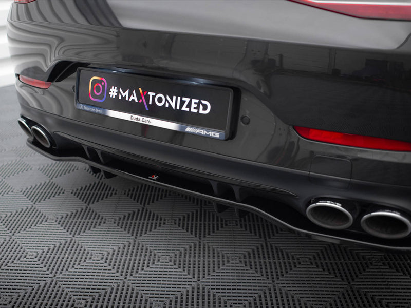 Maxton Design Rear Splitter (Vertical Bars) Mercedes-AMG 53 4 Door Coupe