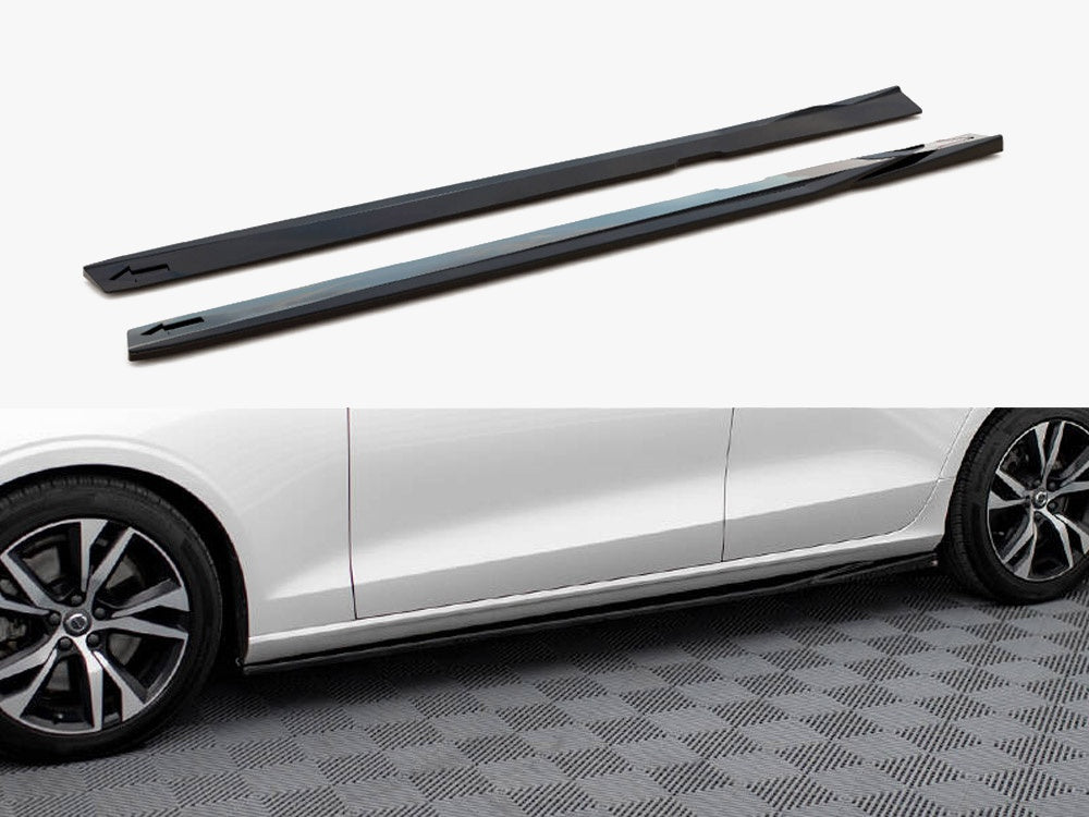 Maxton Design Side Skirts Diffusers V.1 Volvo S60 / V60 R-Design Mk3