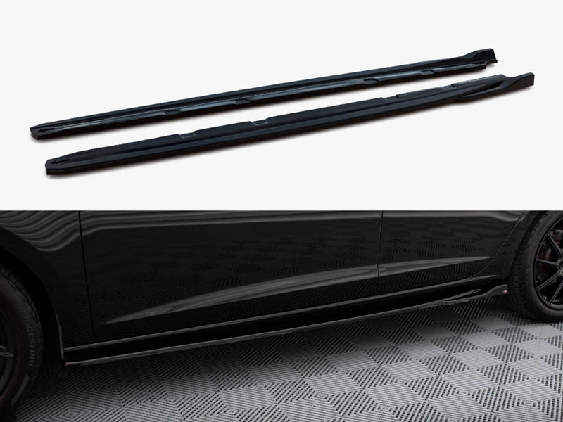Maxton Design Side Skirts Diffusers V.4 Seat Leon Cupra / FR Mk3 FL