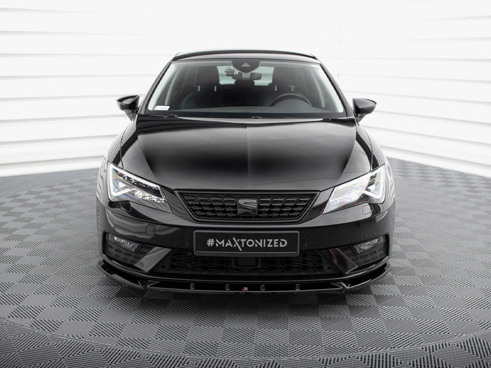 Maxton Design Front Splitter V.1 Seat Leon Mk3 Facelift