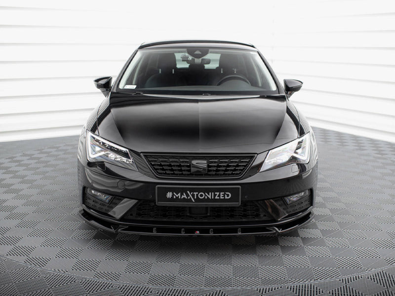 Maxton Design Front Splitter V.1 Seat Leon Mk3 Facelift
