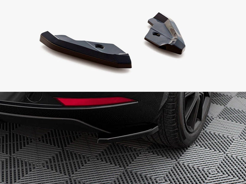 Maxton Design Rear Side Splitters V.1 Seat Leon Hatchback Mk3 Facelift