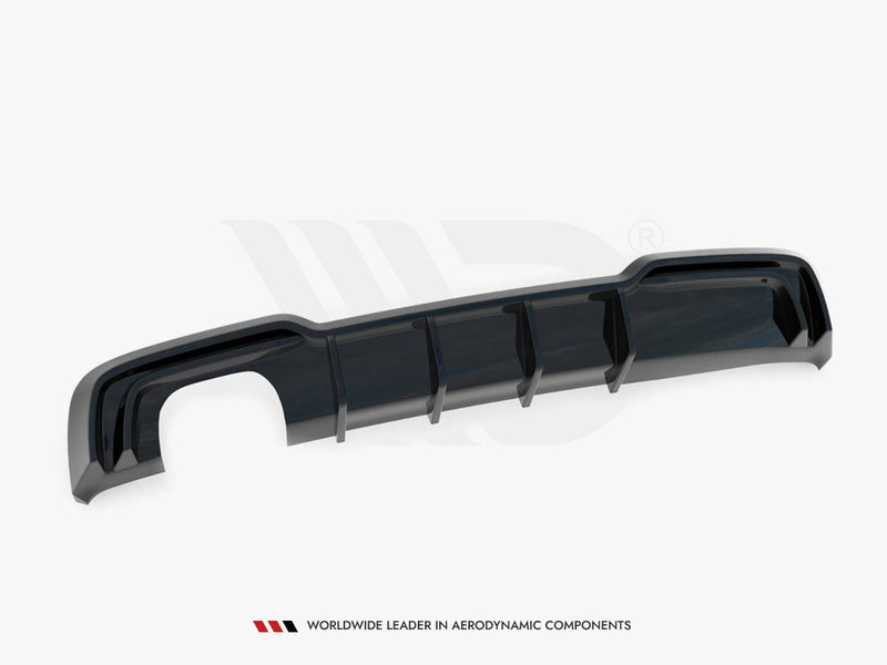 Maxton Design Rear Valance Audi A3 S-Line Sportback 8V Facelift (Version with dual exhausts on one side)