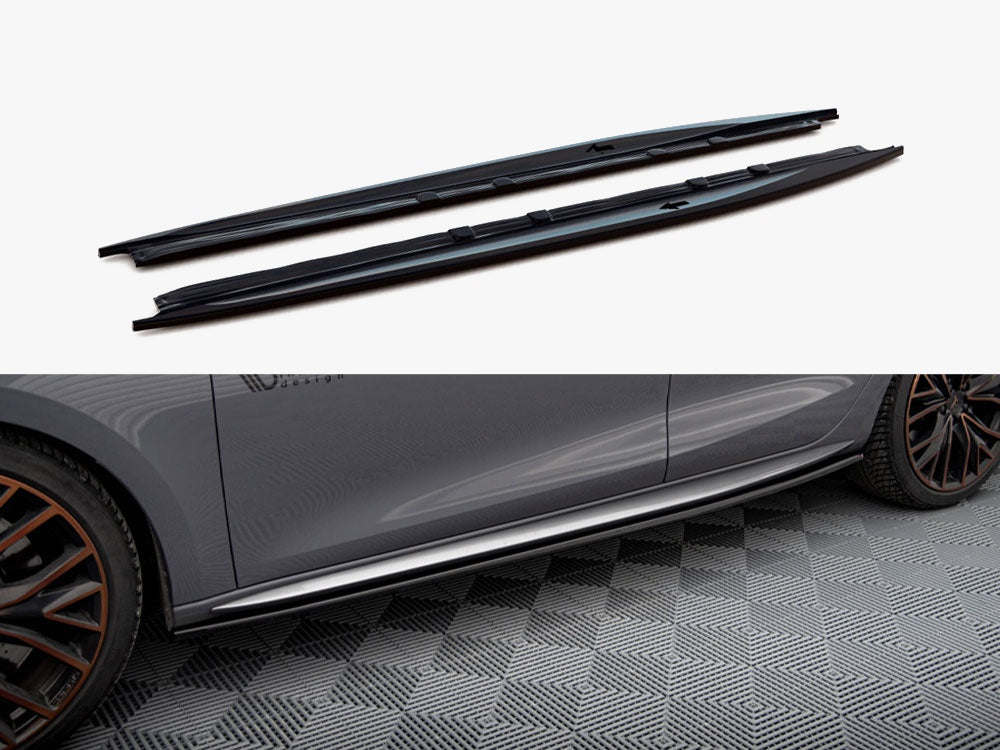 Maxton Design Side Skirts Diffusers Cupra Leon Aero Mk1