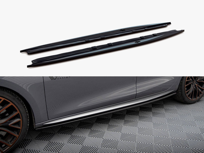 Maxton Design Side Skirts Diffusers Cupra Leon Aero Mk1