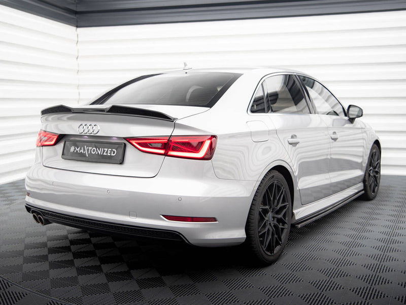 Maxton Design Spoiler CAP 3D Audi A3 / A3 S-Line / S3 Sedan 8V