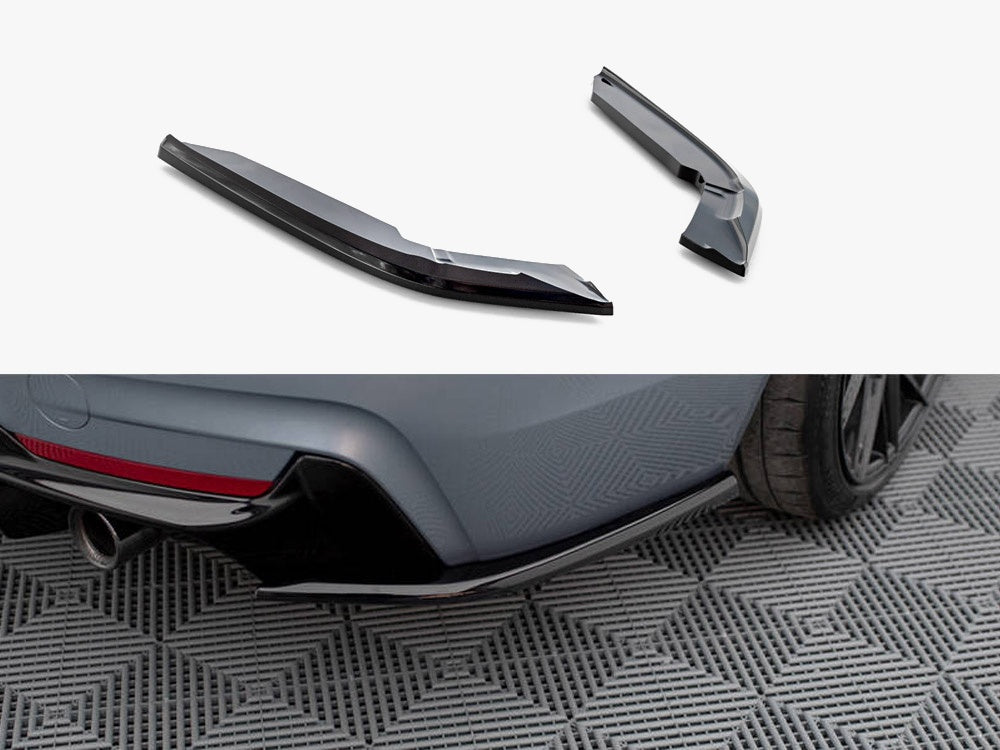 Maxton Design Rear Side Splitters V.4 BMW 4 Coupe / Gran Coupe M-Sport F32 / F36