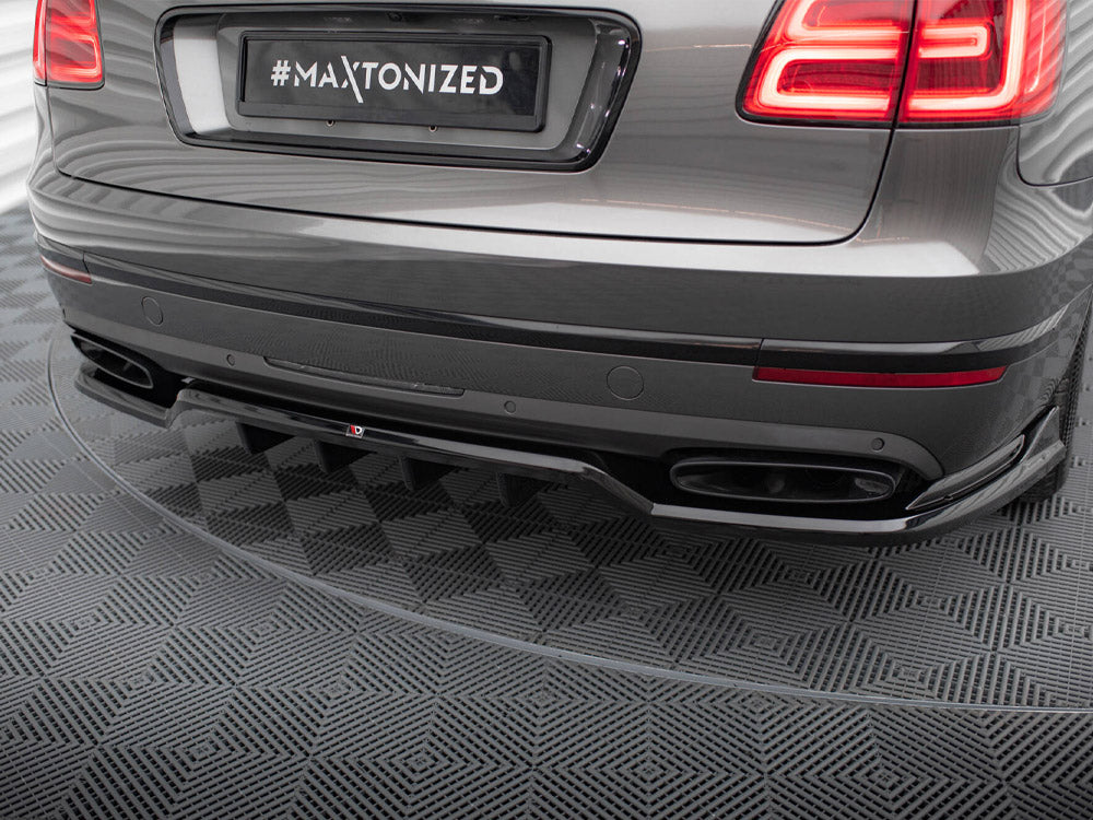 Maxton Design Central Rear Splitter (Vertical Bars) Bentley Bentayga Mk1