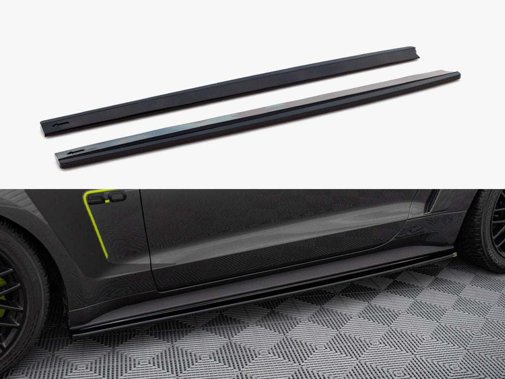 Maxton Design Side Skirts Diffusers Ford Mustang GT Mk6